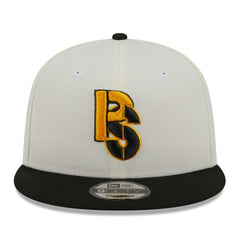 Pittsburgh Steelers New Era City Originals 9FIFTY Snapback Hat - Cream/Black Hats