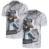 Bo Jackson Las Vegas Raiders Retired Player Name & Number Burst T-Shirt - White T-shirts