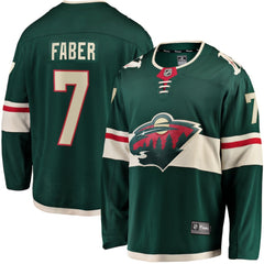 Brock Faber Minnesota Wild Fanatics Home Breakaway Player Jersey - Green | US 200094671
