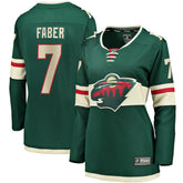 Brock Faber Minnesota Wild Fanatics Women's Home Breakaway Player Jersey - Green | US 200094672