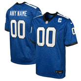 Indianapolis Colts Youth Indiana Nights Alternate Custom Game Jersey - Blue Jerseys