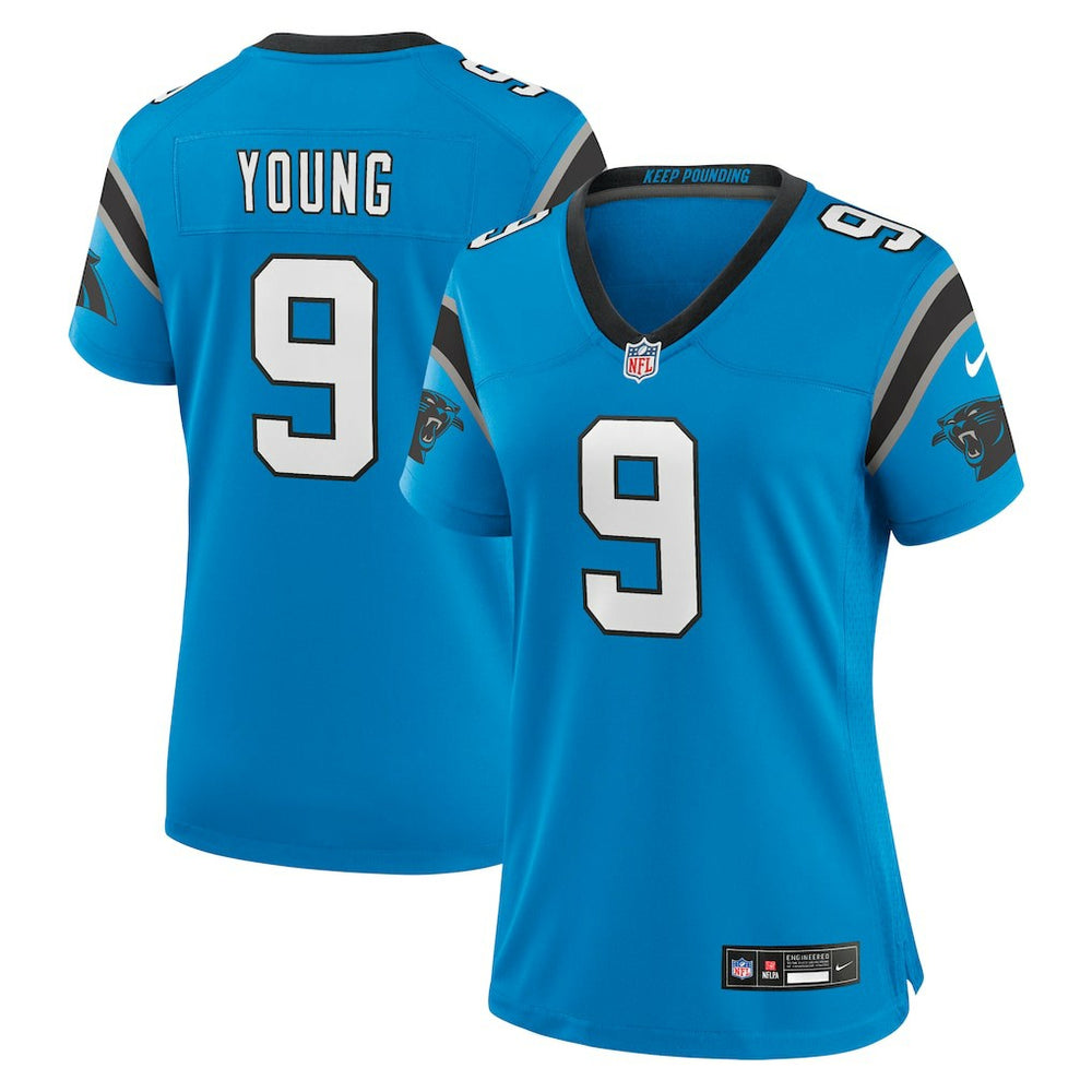 Bryce Young Carolina Panthers Women's Player Jersey - Blue Jerseys
