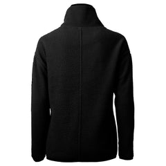 Carolina Panthers Cutter & Buck Women's Helmet Logo Cascade Eco Sherpa Fleece Half-Zip Pullover Jacket - Black Pullover