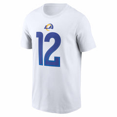 Puka Nacua Los Angeles Rams Player Name & Number T-Shirt - White T-shirts