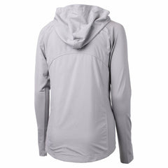Minnesota Vikings Cutter & Buck Women's Helmet Logo Adapt Eco Knit Hybrid Recycled Full-Zip Hoodie - Heather Gray Hoodies