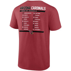 Arizona Cardinals Two-Pack 2023 Schedule T-Shirt Combo Set - Cardinal/White T-shirts