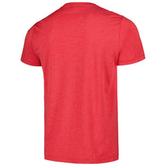 Cincinnati Reds Homage Doodle Collection Wire to Wire Tri-Blend T-Shirt - Red T-shirts