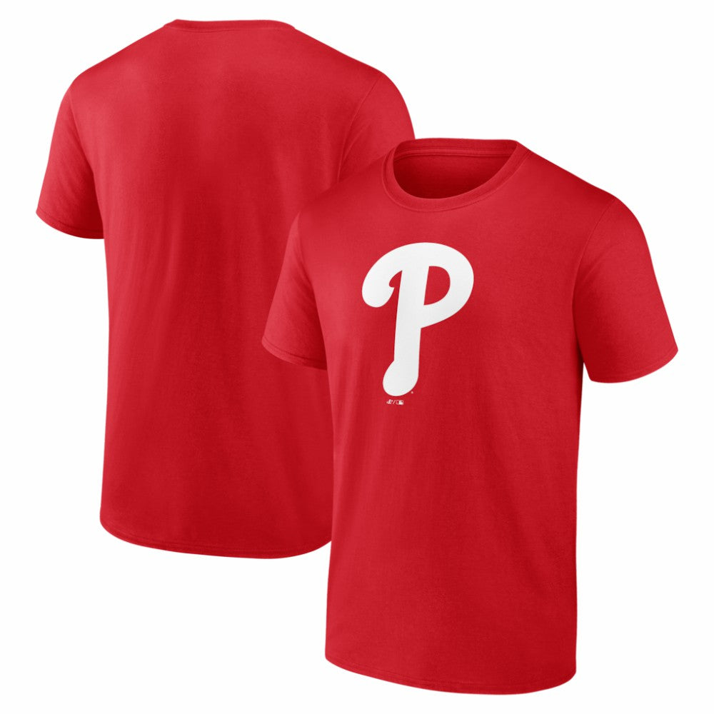 Philadelphia Phillies Logo Athletic Official Logo T-Shirt - Red T-shirts