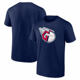 Cleveland Guardians Logo Athletic Official Logo T-Shirt - Navy T-shirts