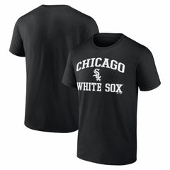Chicago White Sox Logo Athletic Heart and Soul T-Shirt - Black T-shirts