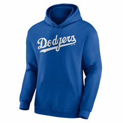 Los Angeles Dodgers Logo Athletic Wordmark Hoodie - Royal Hoodies