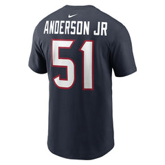 Will Anderson Jr. Houston Texans Player Name & Number T-Shirt - Navy T-shirts