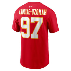 Felix Anudike-Uzomah Kansas City Chiefs Player Name & Number T-Shirt - Red T-shirts