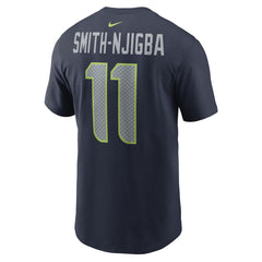 Jaxon Smith-Njigba Seattle Seahawks Player Name & Number T-Shirt - Navy T-shirts
