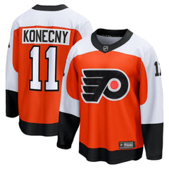 Travis Konecny Philadelphia Flyers Fanatics Home Breakaway Jersey - Orange | US 200107888