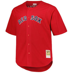 David Ortiz Boston Red Sox Mitchell & Ness Big & Tall Cooperstown Mesh Batting Practice Jersey - Red Jerseys
