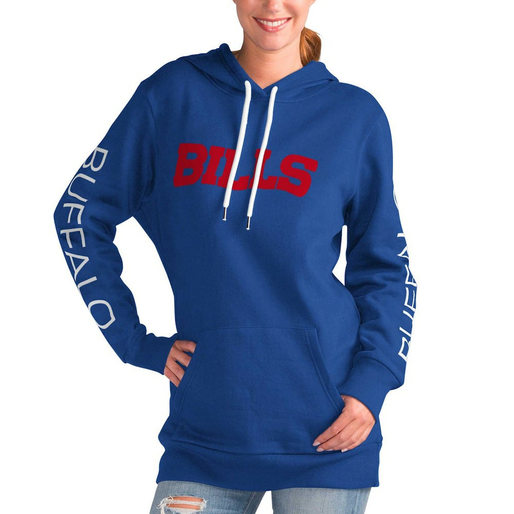 Buffalo Bills G-III 4Her by Carl Banks Women's Extra Inning Pullover Hoodie - Royal Hoodies