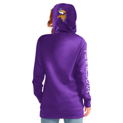 Minnesota Vikings G-III 4Her by Carl Banks Women's Extra Inning Pullover Hoodie - Purple Hoodies