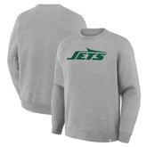 New York Jets Primary Logo Legacy Sweatshirt - Heather Gray Sweatshirts
