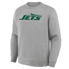 New York Jets Primary Logo Legacy Sweatshirt - Heather Gray Sweatshirts