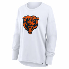 Chicago Bears Women's Essential Long Sleeve T-Shirt - White T-shirts