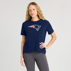 New England Patriots Women's Essential Legacy T-Shirt - Navy T-shirts