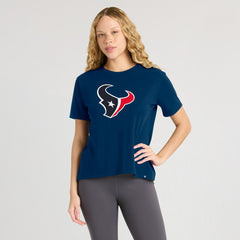Houston Texans Women's Essential Legacy T-Shirt - Navy T-shirts