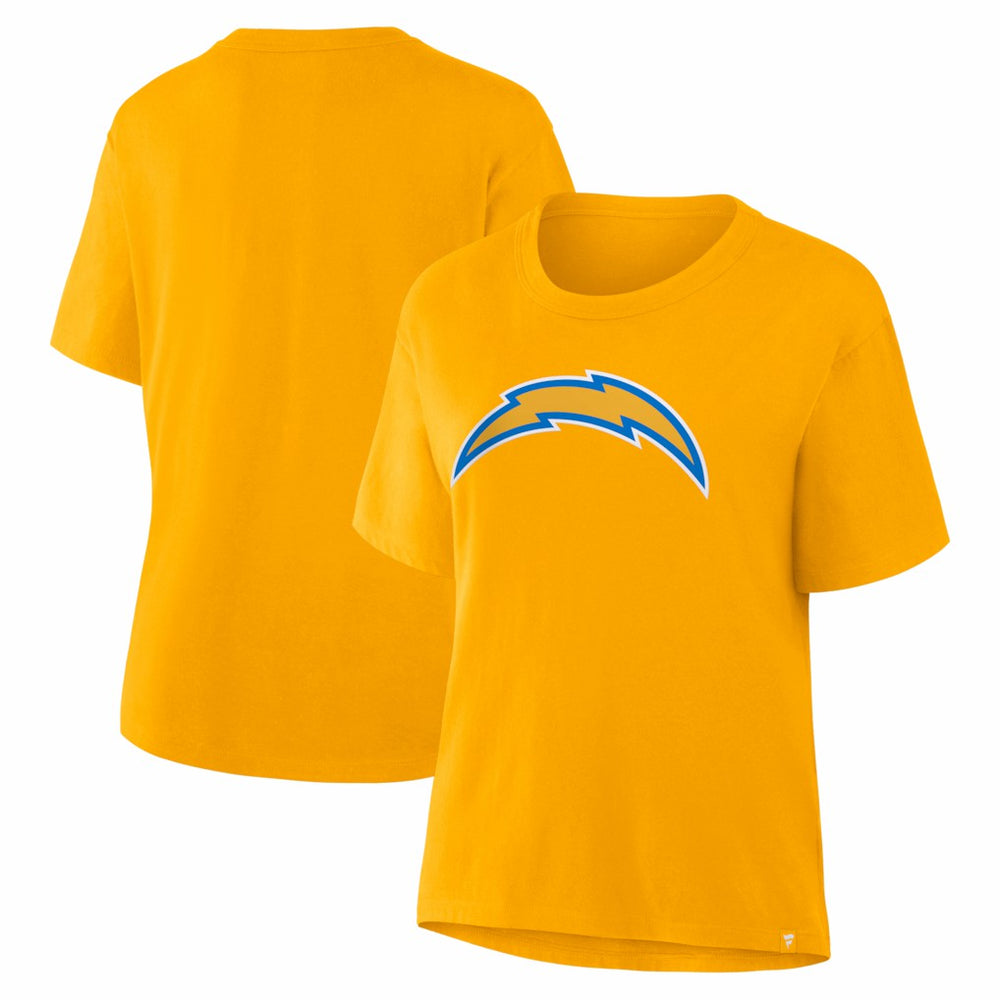 Los Angeles Chargers Women's Essential Legacy T-Shirt - Gold T-shirts