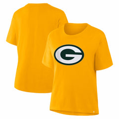 Green Bay Packers Women's Essential Legacy T-Shirt - Gold T-shirts