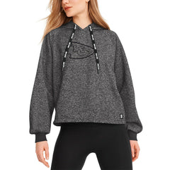 Kansas City Chiefs DKNY Sport Women's Debbie Dolman Raglan Pullover Hoodie - Black Hoodies