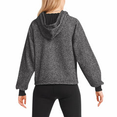 Pittsburgh Steelers DKNY Sport Women's Debbie Dolman Raglan Pullover Hoodie - Black Hoodies