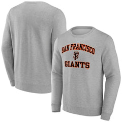 San Francisco Giants Heart & Soul Pullover Sweatshirt - Heather Gray Pullover