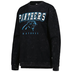 Carolina Panthers G-III 4Her by Carl Banks Women's Comfy Cord Pullover Sweatshirt - Black Pullover