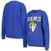 Los Angeles Rams G-III 4Her by Carl Banks Women's Comfy Cord Pullover Sweatshirt - Royal Pullover
