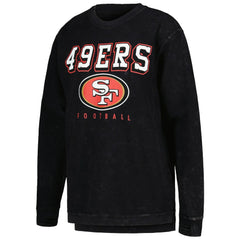 San Francisco 49ers G-III 4Her by Carl Banks Women's Comfy Cord Pullover Sweatshirt - Black Pullover