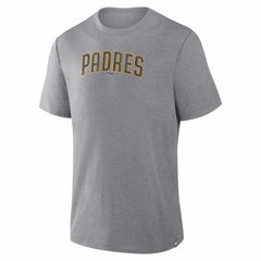San Diego Padres Fanatics Play Tribute Tri-Blend T-Shirt - Heather Gray T-shirts