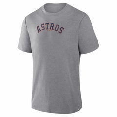 Houston Astros Fanatics Play Tribute Tri-Blend T-Shirt - Heather Gray T-shirts