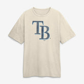 Tampa Bay Rays Fanatics Stadium Slub T-Shirt - Cream T-shirts