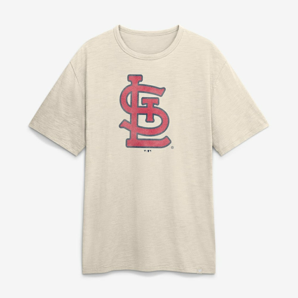 St. Louis Cardinals Fanatics Stadium Slub T-Shirt - Cream T-shirts