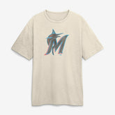 Miami Marlins Fanatics Stadium Slub T-Shirt - Tan T-shirts