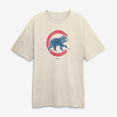 Chicago Cubs Fanatics Stadium Slub T-Shirt - Tan T-shirts