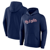 Washington Nationals Official Wordmark Pullover Hoodie - Navy Hoodies