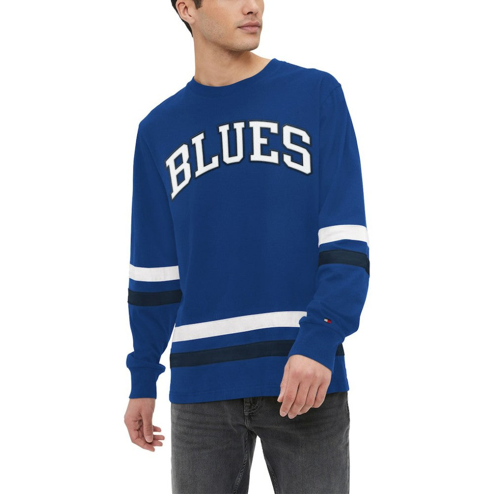 St. Louis Blues Tommy Hilfiger Nolan Long Sleeve T-Shirt - Blue | US 200115933