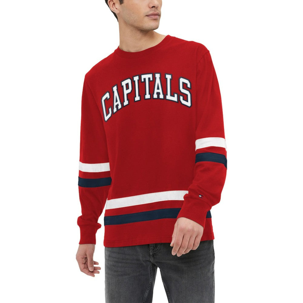 Washington Capitals Tommy Hilfiger Nolan Long Sleeve T-Shirt - Red | US 200115937
