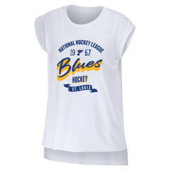 St. Louis Blues WEAR by Erin Andrews Women's Domestic Tank Top - White | US 200116095