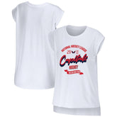 Washington Capitals WEAR by Erin Andrews Women's Domestic Tank Top - White | US 200116100