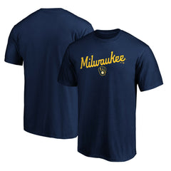 Milwaukee Brewers Series Sweep T-Shirt - Navy T-shirts