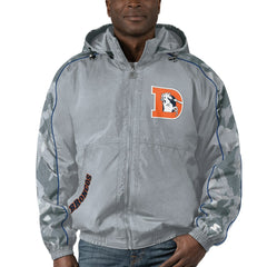 Denver Broncos Starter Thursday Night Gridiron Throwback Full-Zip Jacket - Gray Jackets