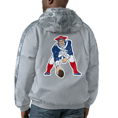 New England Patriots Starter Thursday Night Gridiron Throwback Full-Zip Jacket - Gray Jackets