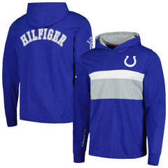 Indianapolis Colts Tommy Hilfiger Morgan Long Sleeve Hoodie T-Shirt - Royal Hoodies